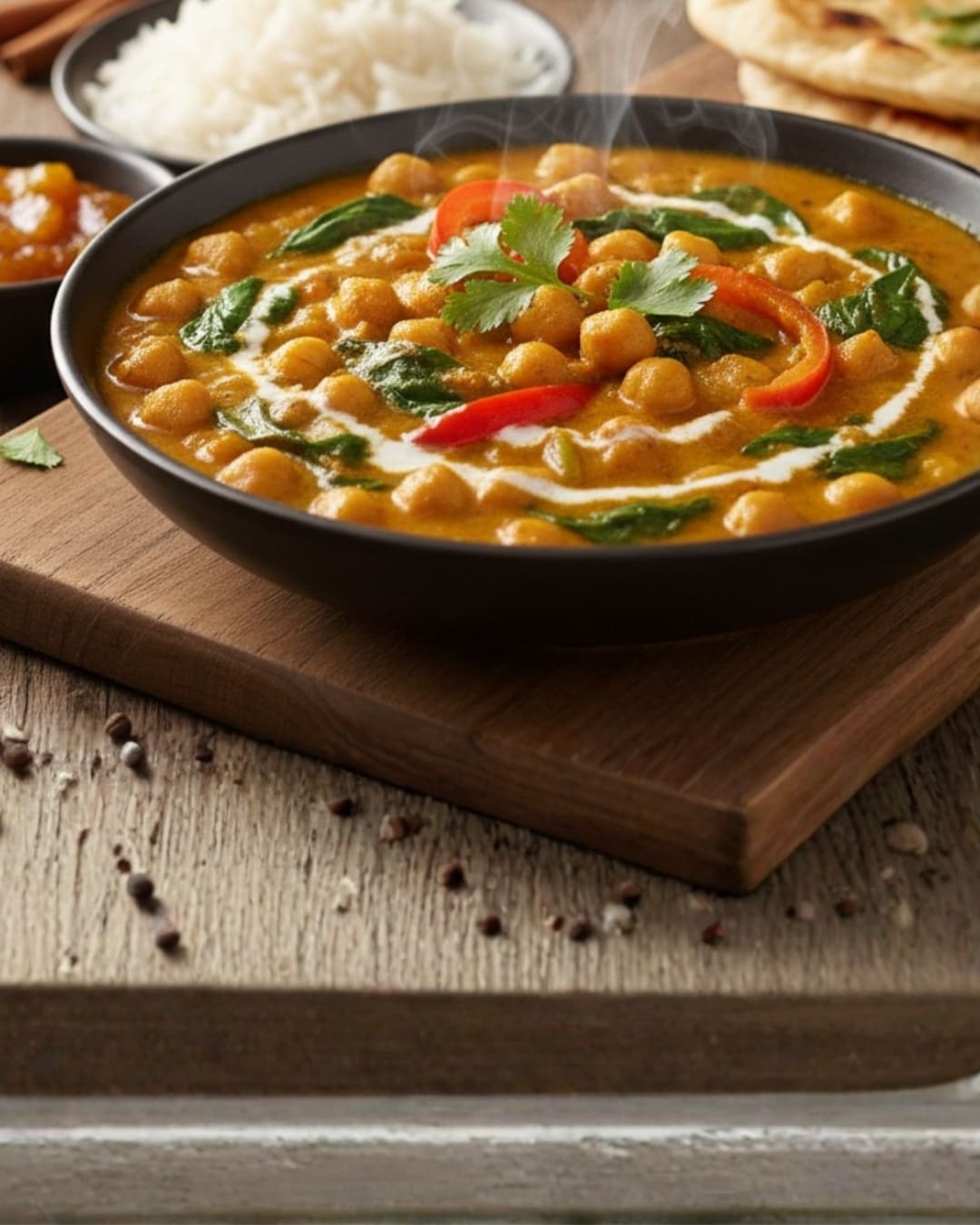 CHICKPEA & SPINACH CURRY
